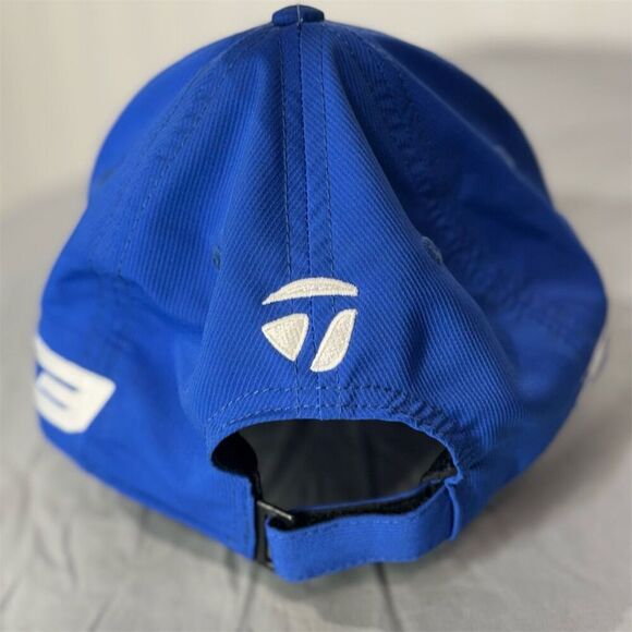 New TaylorMade Golf Hat TP5 M3 Blue Embroidered Cap Adjustable One Size Sports - Picture 3 of 7